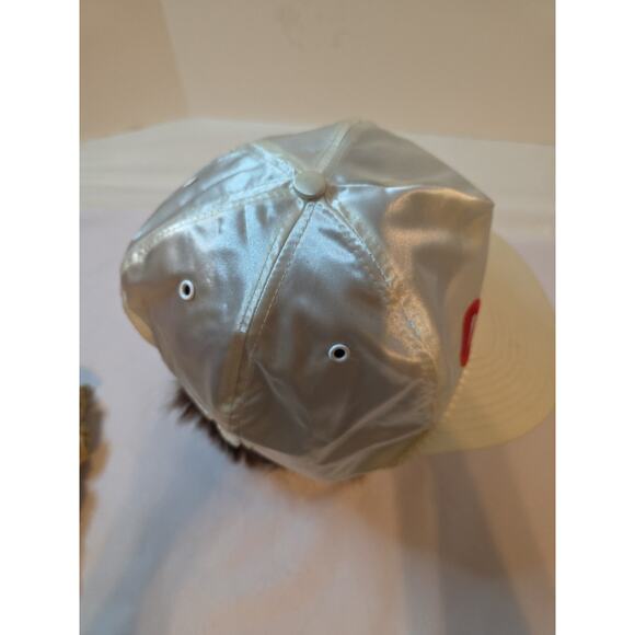 Vintage Nissin Camaro Z28 Hat Cap Satiny Material White Red Letters 90s - Picture 7 of 16